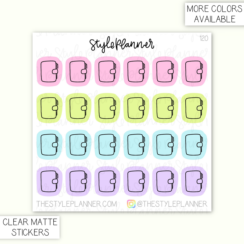 Planner Clear Matte Stickers
