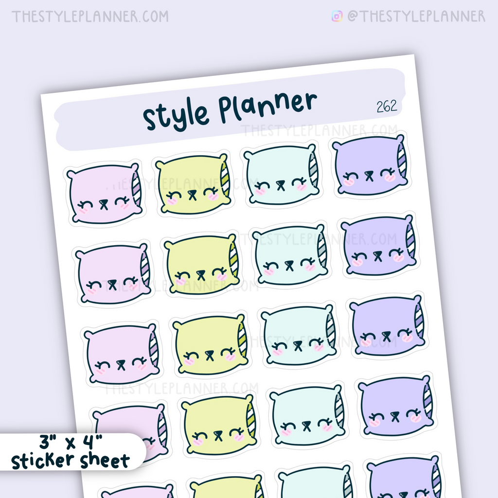 Pillows Stickers | Pastel