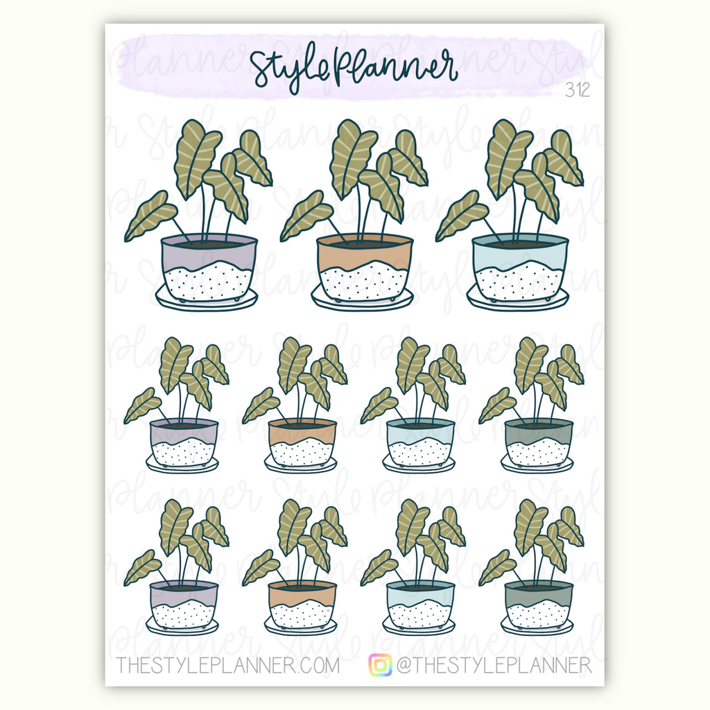 Potted Plant Stickers