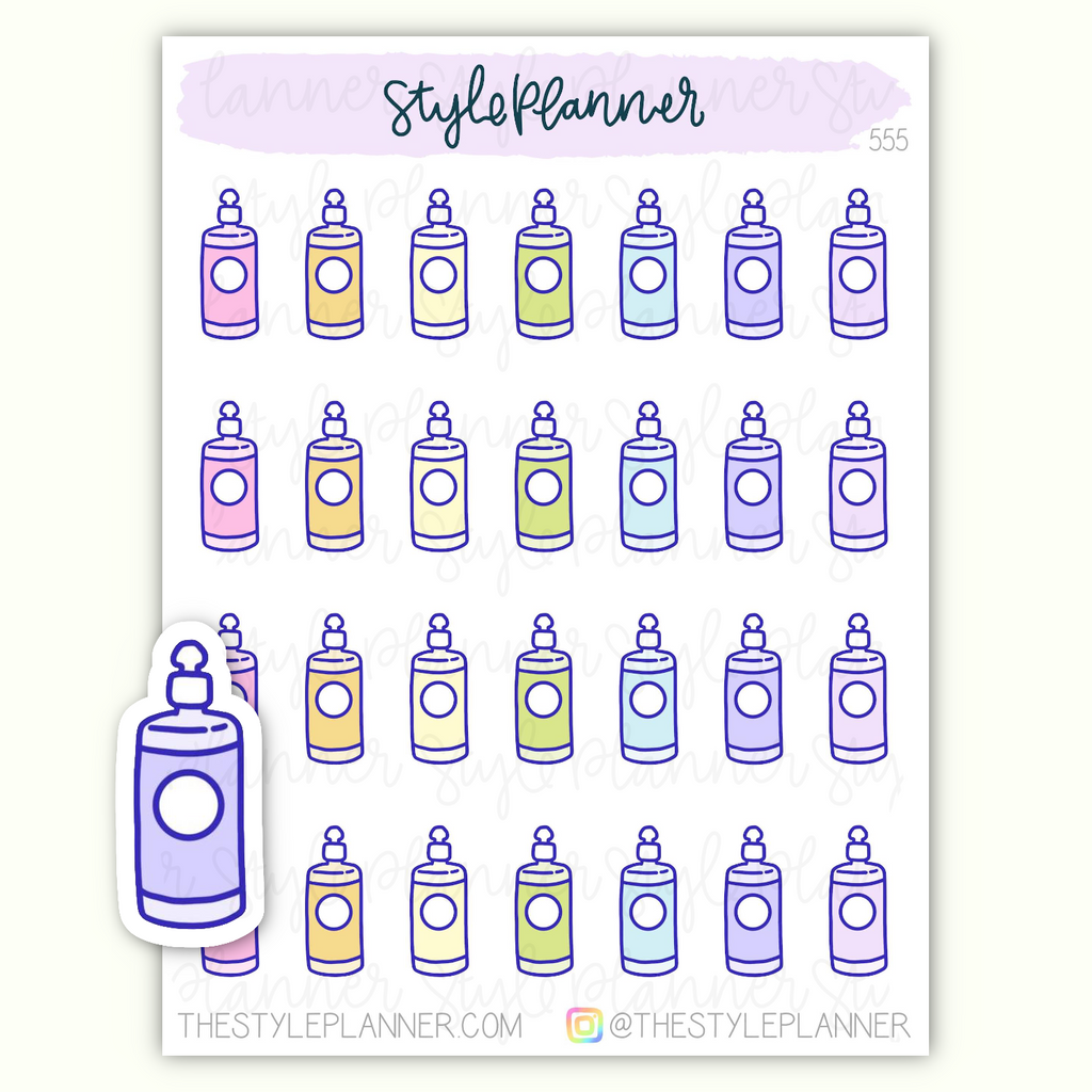 Dish Soap Pastel Stickers
