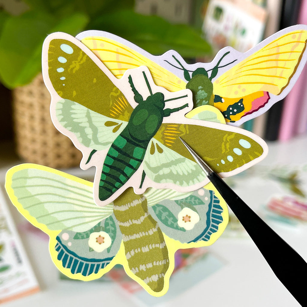 Moth Waterproof Stickers