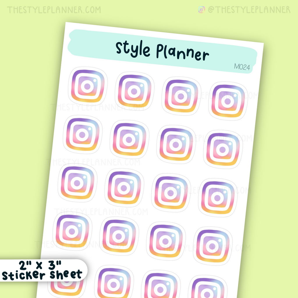 Mini Instagram Icons Stickers