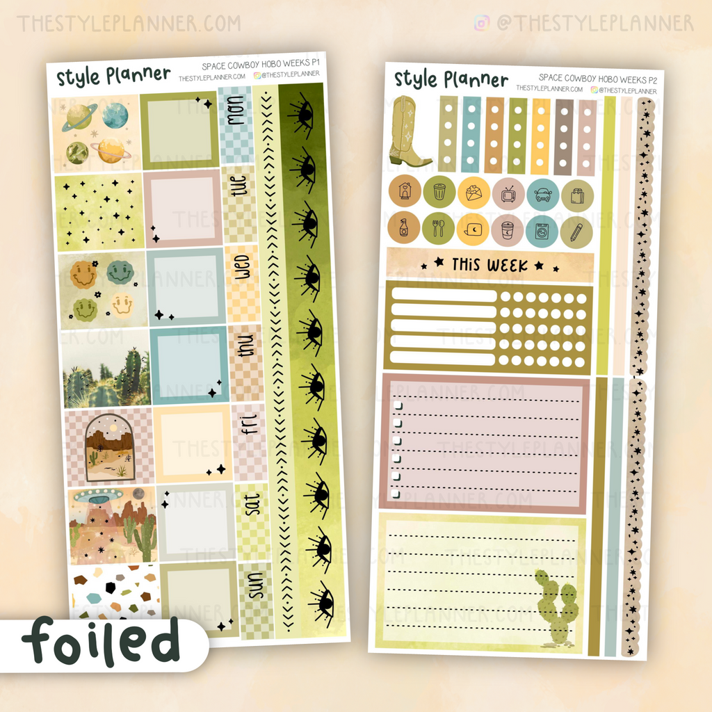 BIRTHDAY Themed Hobonichi Weeks Sticker Kit #35 (2 Sticker Sheets) -  Planner and Hobonichi Stickers