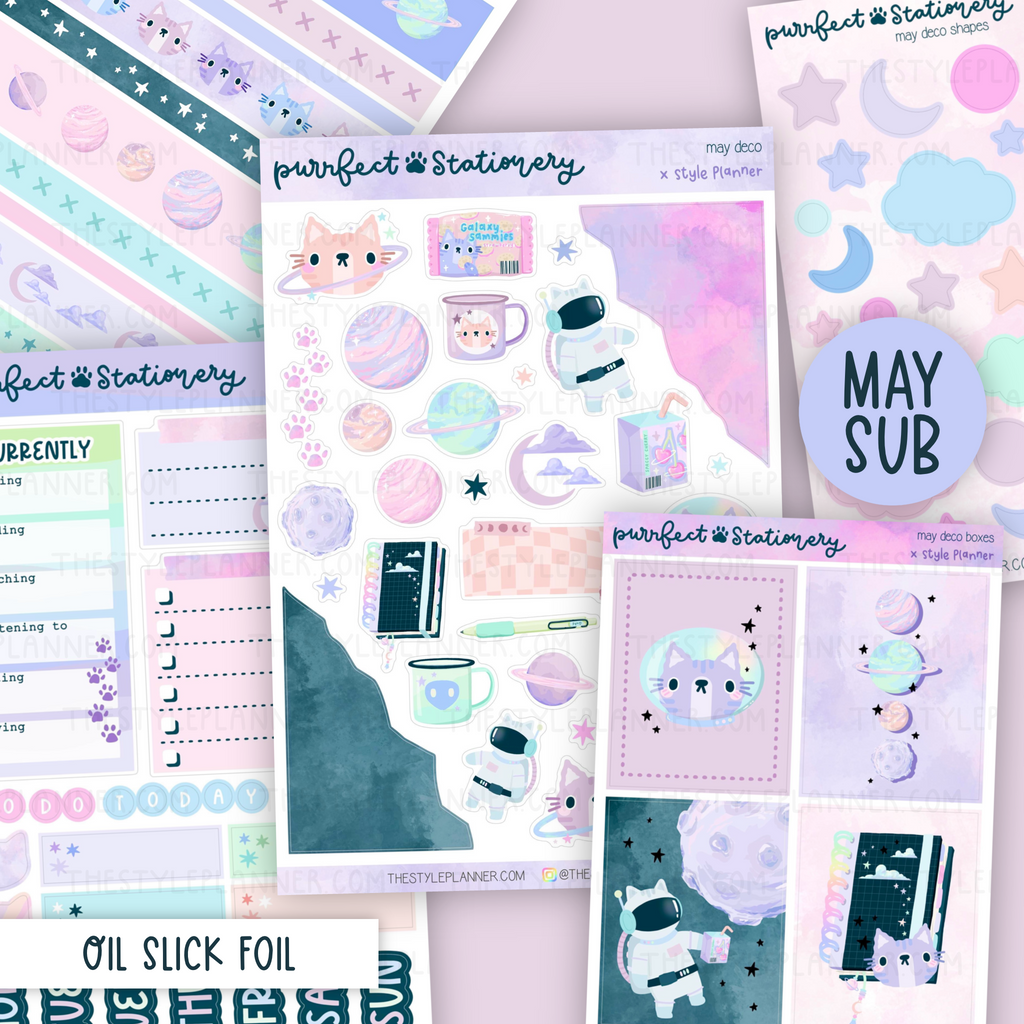 Purrfect Stationery Sticker Subscription