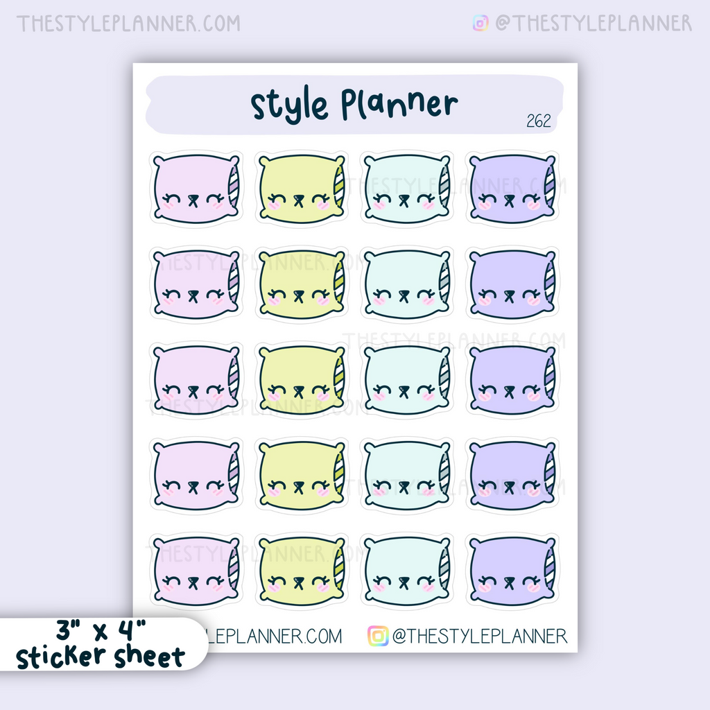 Pillows Stickers | Pastel