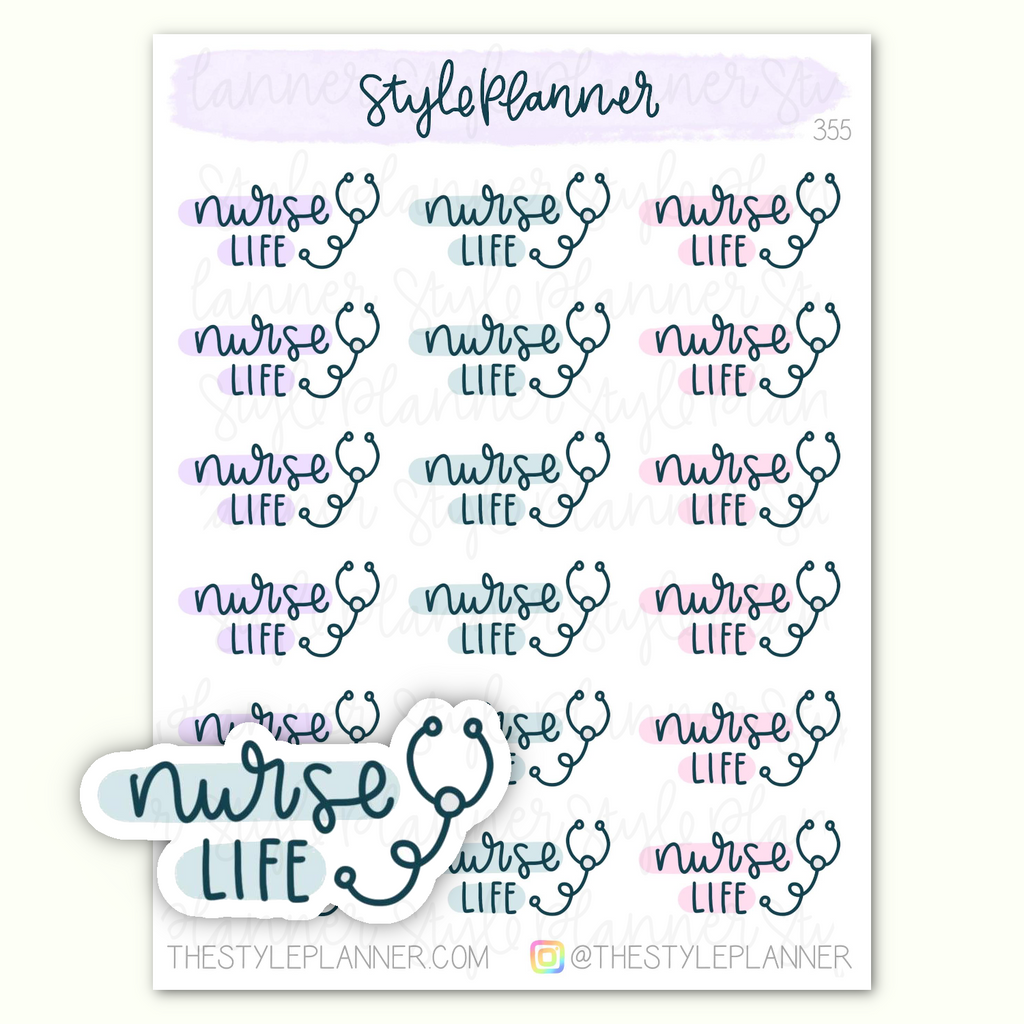 Nurse Life Stickers