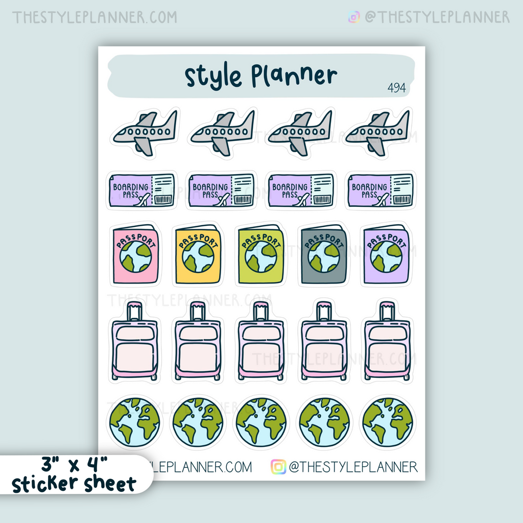 Travel Variety Stickers
