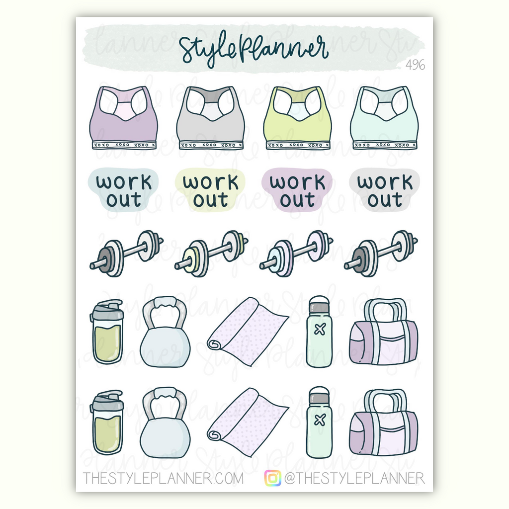Workout Variety Stickers