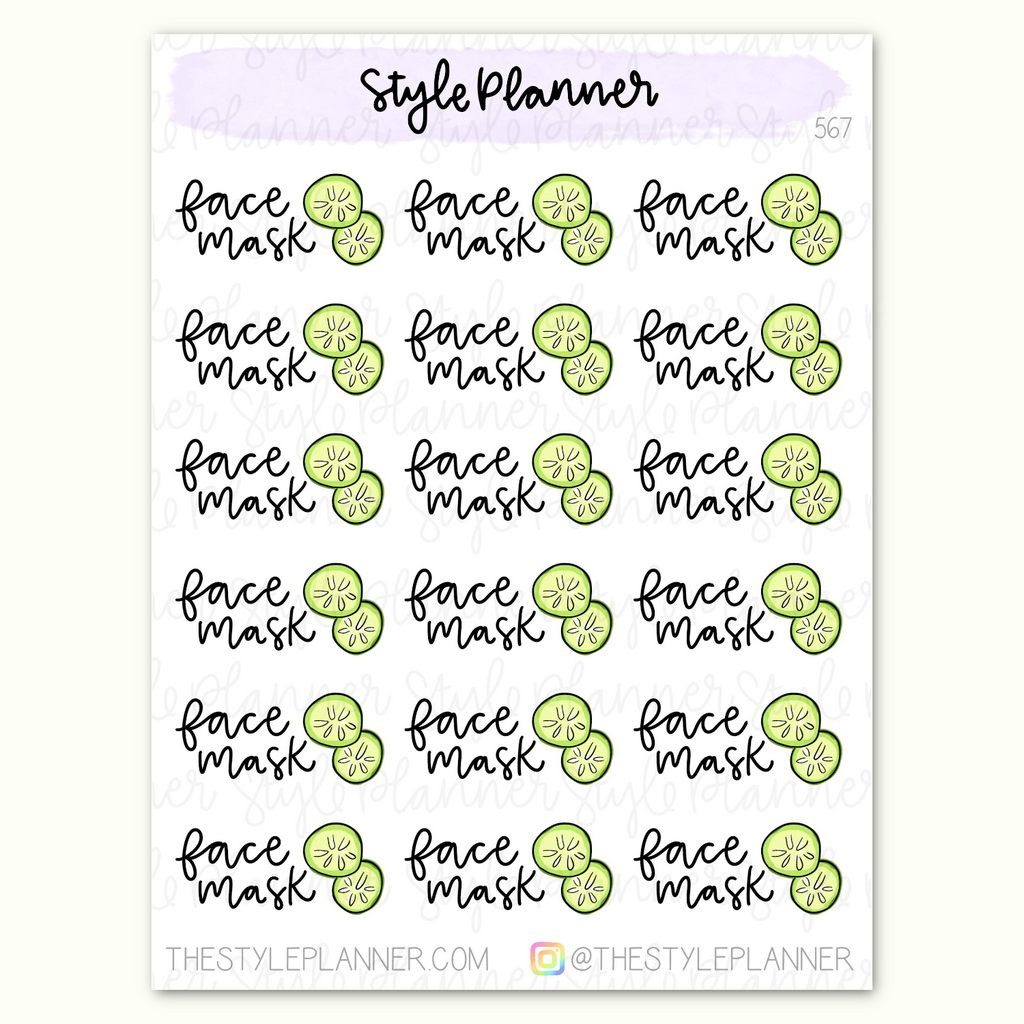 Face Mask Stickers