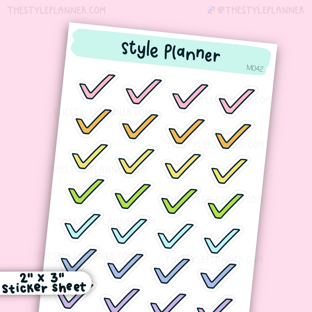 Planner Sticker Sheets Small / Mutey