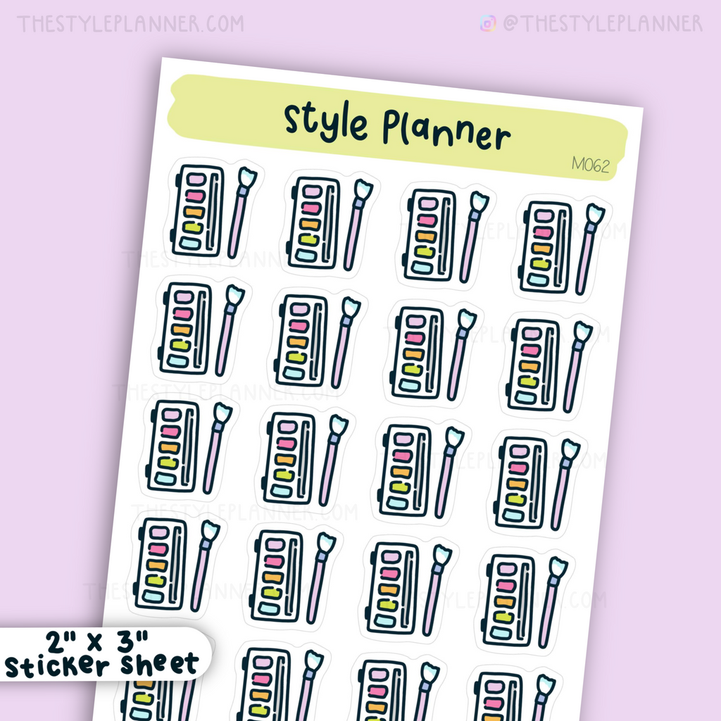 Mind Wave Japanese Clear Mini Schedule Planner Stickers Sheets/Food &  Drink/Pack of 2 [ 79404/79560 ]