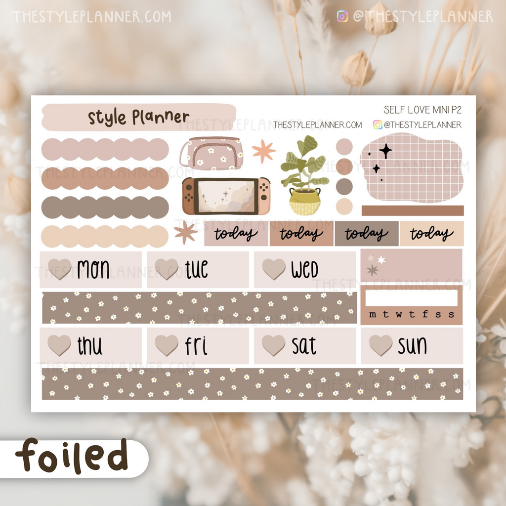 Self Love Mini Kit (Standard Sizing) With Rose Gold Foil