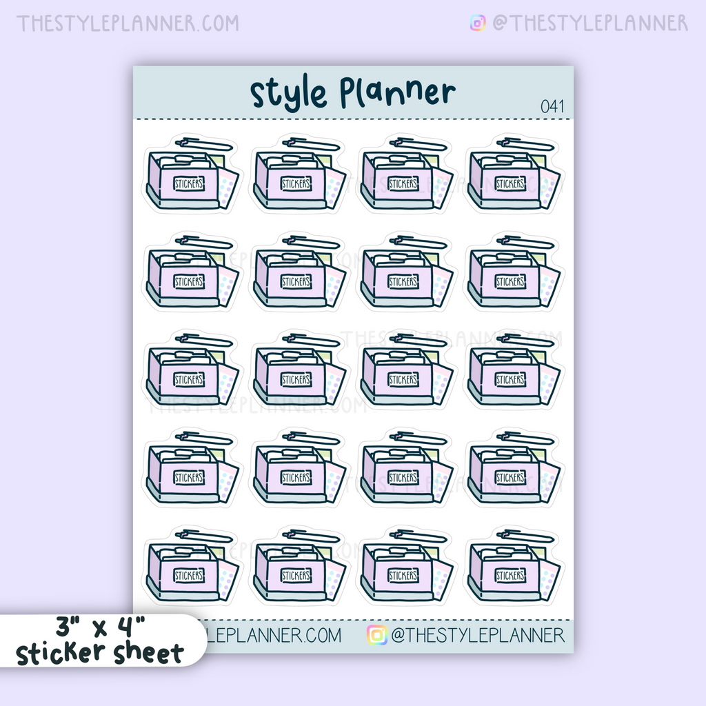 Organize Stickers (Pastel)