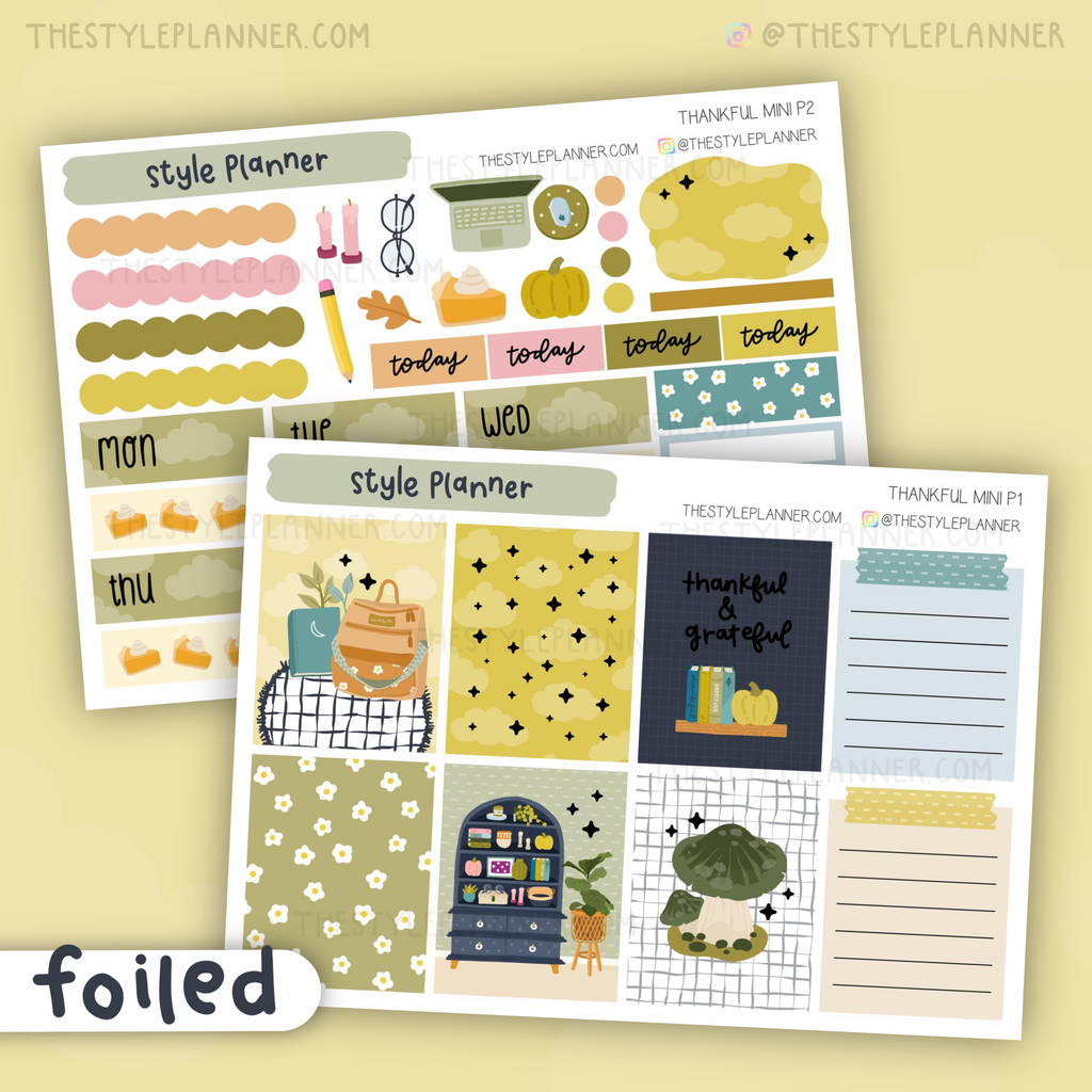 Foil weekly kit BUNDLE - Happy Planner BIG stickers (F-110) – Jump To It  Designs